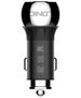 LDNIO C1 USB, USB-C Car charger + USB-C - Lightning Cable 5905316142435