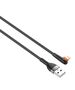 Cable USB to Lightning LDNIO LS561, 2.4A, 1m (black) 5905316143937