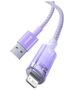 Fast Charging cable Baseus USB-A to Lightning Explorer Series 1m 2.4A (purple) 6932172628963