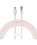 Fast Charging cable Baseus USB-A to Lightning Explorer Series 2m 20W (pink) 6932172629113