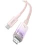 Fast Charging cable Baseus USB-A to Lightning Explorer Series 2m 20W (pink) 6932172629113