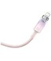 Fast Charging cable Baseus USB-A to Lightning Explorer Series 2m 20W (pink) 6932172629113