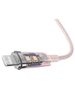 Fast Charging cable Baseus USB-A to Lightning Explorer Series 2m 20W (pink) 6932172629113