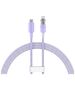 Fast Charging cable Baseus USB-C to Lightning  Explorer Series 1m, 20W (purple) 6932172629045