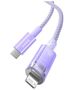 Fast Charging cable Baseus USB-C to Lightning  Explorer Series 1m, 20W (purple) 6932172629045