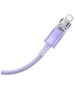 Fast Charging cable Baseus USB-C to Lightning  Explorer Series 2m, 20W (purple) 6932172629083