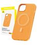 Case APPLE IPHONE 15 Baseus Fauxther Series MagSafe orange 6932172641306