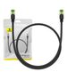 Braided network cable cat.8 Baseus Ethernet RJ45, 40Gbps, 0,5m (black) 6932172646738