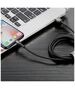 Baseus cable Cafule USB - Lightning 1,0 m 2,4A gray-black double side USB 6953156283343