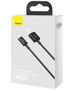 Baseus cable Superior USB - Lightning 2,0 m 2,4A black 6953156205451