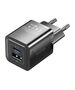 Vention Wall charger, Vention, FEQB0-EU,  USB-C, USB- A, 30W/30W, GaN (black) 063906  FEQB0-EU έως και 12 άτοκες δόσεις 6922794782204