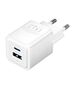 Vention Wall charger, Vention, FEQW0-EU,  USB-C + USB- A,  30W/30W , GaN (white) 063907  FEQW0-EU έως και 12 άτοκες δόσεις 6922794782211