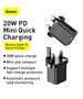 Baseus Incarcator Type-C cu Plug UK, Quick Charge 20W - Baseus Super Si (CCSUP-K01) - Black 6953156205208 έως 12 άτοκες Δόσεις