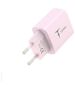 Wall Charger 20W USB-C + Cable 60W USB-C - USB-C T-PHOX Moderate Series T-PP11 pink 6974670443280