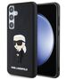 Original Case SAMSUNG GALAXY S24 Karl Lagerfeld Hardcase 3D Rubber Ikonik (KLHCS24S3DRKINK) black 3666339241995