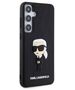 Original Case SAMSUNG GALAXY S24 Karl Lagerfeld Hardcase 3D Rubber Ikonik (KLHCS24S3DRKINK) black 3666339241995