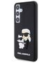 Original Case SAMSUNG GALAXY S24 Karl Lagerfeld Hardcase 3D Rubber Karl`s&Choupette (KLHCS24S3DRKCNK) black 3666339241964