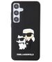 Original Case SAMSUNG GALAXY S24 Karl Lagerfeld Hardcase 3D Rubber Karl`s&Choupette (KLHCS24S3DRKCNK) black 3666339241964