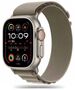 Strap for APPLE WATCH 4 / 5 / 6 / 7 / 8 / 9 / SE / ULTRA 1 / 2 (42 / 44 / 45 / 49 MM) Tech-Protect Nylon Pro Titanium 5906302301539