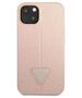 Original Case IPHONE 14 PLUS Guess Hardcase Saffianotriangle Logo (GUHCP14MPSATLP) pink 3666339065492