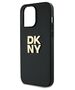 Original Case IPHONE 14 PRO DKNY Hardcase Wrist Strap Stock Logo (DKHCP14LPBSWSK) black 3666339264710