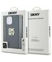 Original Case IPHONE 14 PRO DKNY Hardcase Wrist Strap Stock Logo (DKHCP14LPBSWSK) black 3666339264710