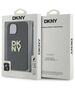 Original Case IPHONE 13 / 14 / 15 DKNY Hardcase Wrist Strap Stock Logo (DKHCP14SPBSWSK) black 3666339264697