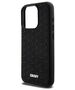 Original Case APPLE IPHONE 15 PRO DKNY Hardcase 3D Rubber Repeat Pattern (DKHCP15L3DRPWK) black 3666339266851