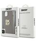 Original Case APPLE IPHONE 15 PLUS DKNY Hardcase Wrist Strap Stock Logo (DKHCP15MPBSWSE) 3666339264888