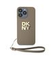 Original Case APPLE IPHONE 15 PRO MAX DKNY Hardcase Wrist Strap Stock Logo (DKHCP15XPBSWSE) 3666339264901