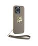 Original Case APPLE IPHONE 15 PRO MAX DKNY Hardcase Wrist Strap Stock Logo (DKHCP15XPBSWSE) 3666339264901