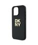 Original Case APPLE IPHONE 15 PRO MAX DKNY Hardcase Wrist Strap Stock Logo (DKHCP15XPBSWSK) black 3666339264765