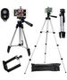 Tripod Phone Holder with Bluetooth Remote Control (DK3888) black and silver 5904161148548