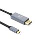 Cable DeTech, USB-C – DP, 1.8m, 8К, 60Hz, Black - 18398 έως 12 άτοκες Δόσεις