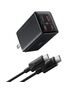 Baseus US Charger 2x USB, 2x Type-C, 65W + Type-C Cable, 100W, 20V, 5A, 1m - Baseus GaN6 Pro (P10162702113-00) - Black 6932172644413 έως 12 άτοκες Δόσεις