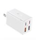 Baseus US Charger 2x USB, 2x Type-C, 65W + Type-C Cable, 100W, 20V, 5A, 1m - Baseus GaN6 Pro (P1016270222213-00) - White 6932172644420 έως 12 άτοκες Δόσεις