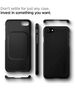 Case IPHONE SE 2022 / SE 2020 / 7 / 8 Spigen Thin Fit black 8809466645433