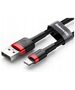 Baseus Cafule USB Lightning Cable 1,5A 2m (Black+Red) 6953156275027