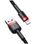 Baseus Cafule USB Lightning Cable 1,5A 2m (Black+Red) 6953156275027