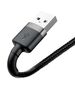 Baseus Cafule USB Lightning Cable 2.4A 0.5m (Gray+Black) 6953156274938