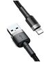 Baseus Cafule USB Lightning Cable 1,5A 2m (Gray+Black) 6953156275010