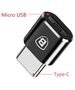 Baseus Micro USB to USB Type-C adapter - black 6953156263529