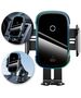 Baseus Light Electric Car Holder with Qi inductive charger (Black) 6953156212466