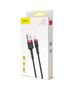 Baseus Cafule Cable USB Lightning 2A 3m (Black+Red) 6953156296312