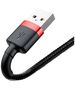 Baseus Cafule Cable USB Lightning 2A 3m (Black+Red) 6953156296312