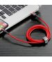 Baseus Cafule USB Lightning cable 2.4A 1m (black + red) 6953156274969