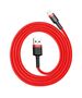 Baseus Cafule USB Lightning cable 2.4A 1m (black + red) 6953156274969