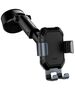 Gravity car mount for Baseus Tank phone with suction cup (black) 6953156226326