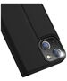 Case IPHONE 13 MINI with a flip Dux Ducis Skin Leather black 6934913048894