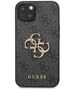 Original Case IPHONE 13 6,1" Guess Hardcase 4G Big Metal Logo GUHCP13M4GMGGR grey 3666339024802